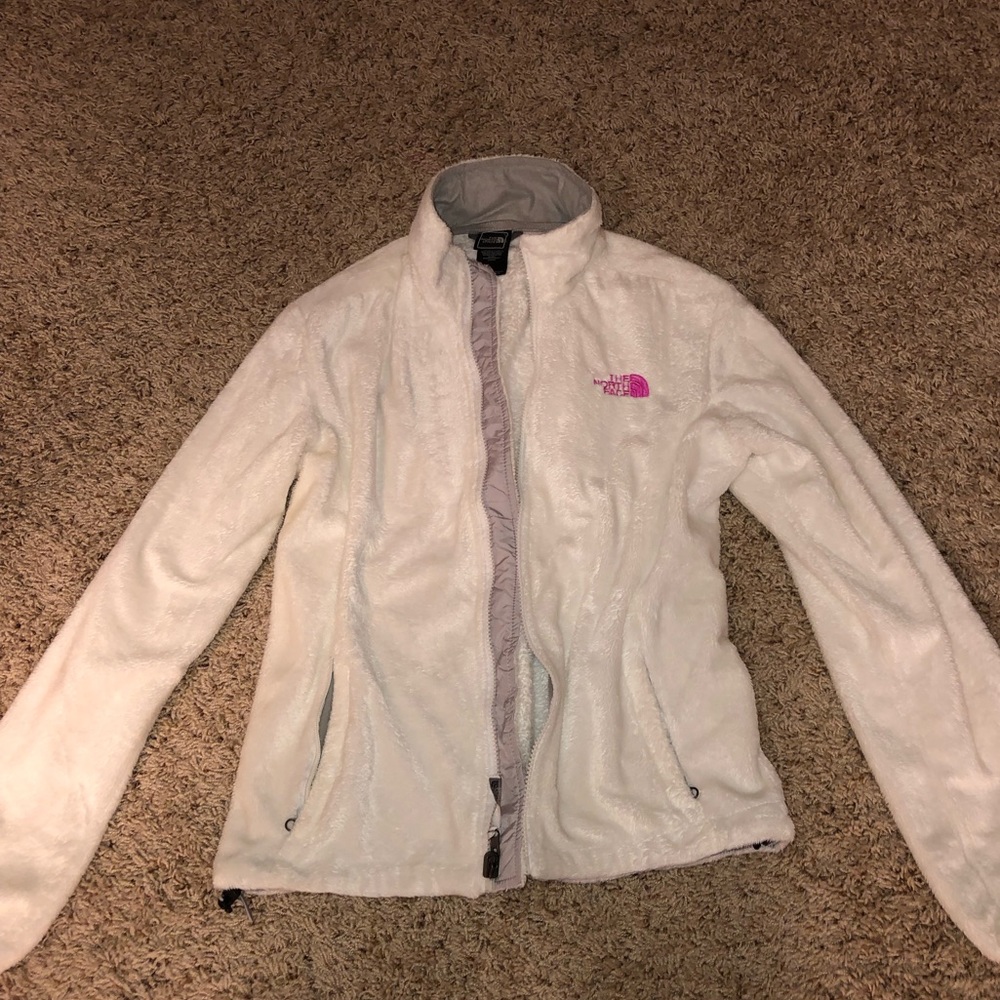 North Face white jacket